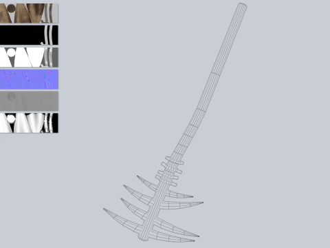 Primal weapon 3D Model