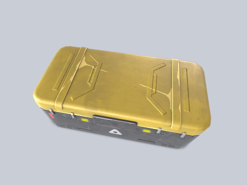 Scifi loot box 3D मॉडल