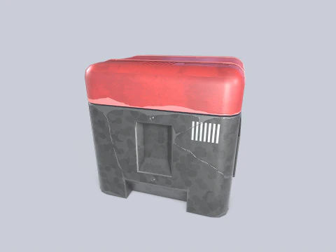 Scifi loot box 3D Model
