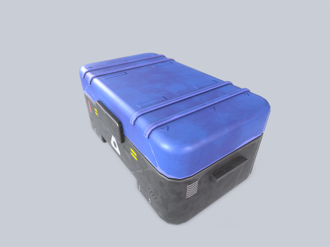 Scifi loot box Modelo 3D