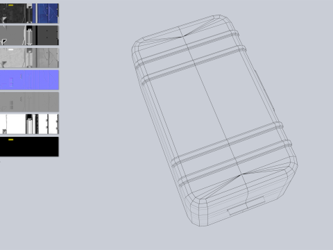 Scifi loot box Modelo 3D