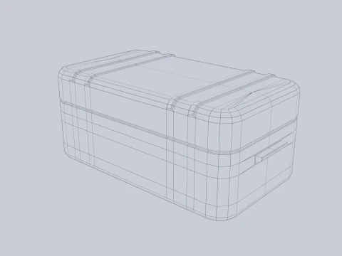Scifi loot box 3D Model