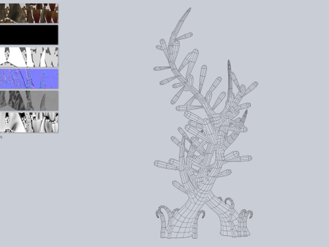 Fantasy plant 3D Модель