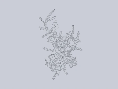 Fantasy plant 3D Model