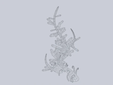 Fantasy plant 3D Model