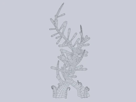 Fantasy plant 3D Model