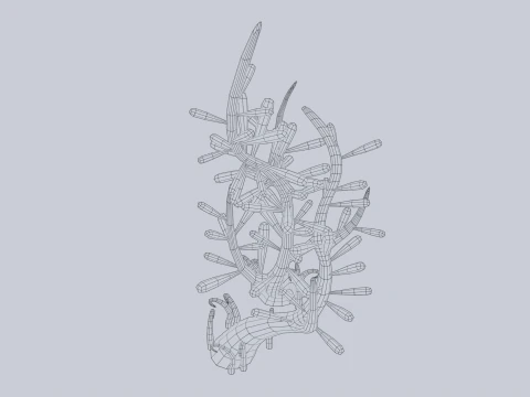 Fantasy plant 3D Model