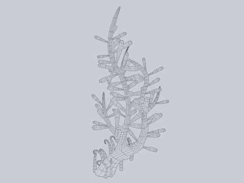 Fantasy plant 3D Model