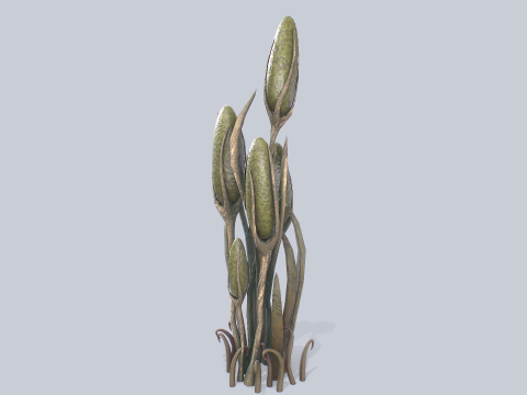 Fantasy plant 3D Model