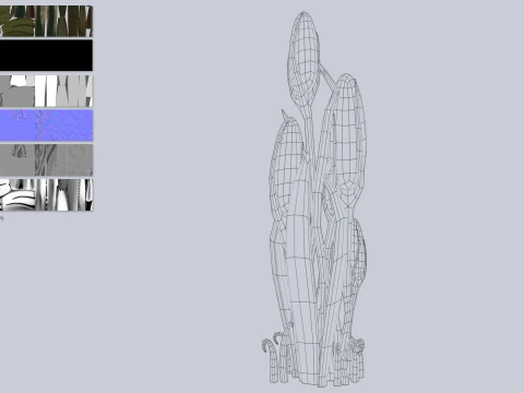 Pianta di fantasia Modello 3D