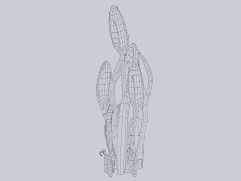 Fantasy plant 3D Model