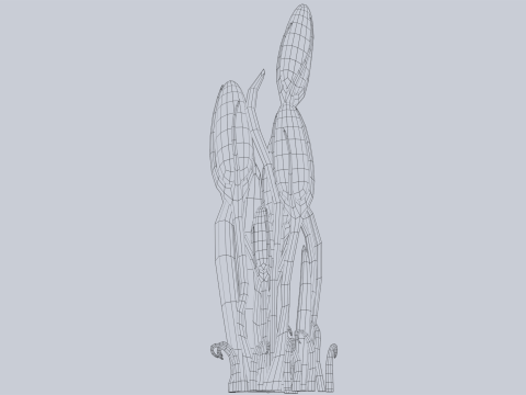 Fantasy plant 3D Model