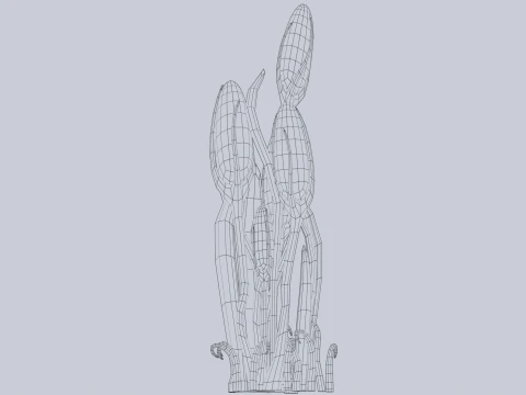 Pianta di fantasia Modello 3D