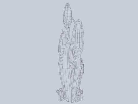 Fantasy plant 3D Model
