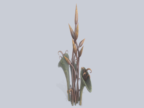 Fantasy plant 3D Model