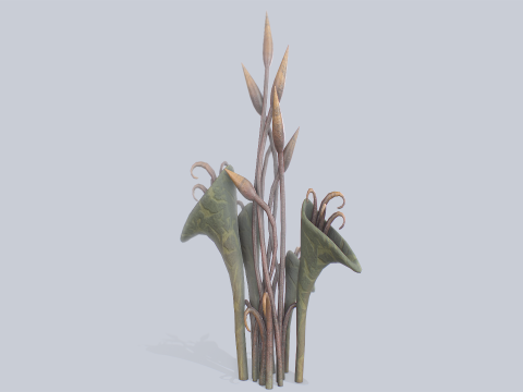 Fantasy plant 3D Model