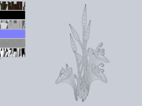 Fantasy plant 3D Model