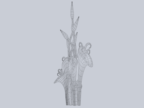Fantasy plant 3D Model