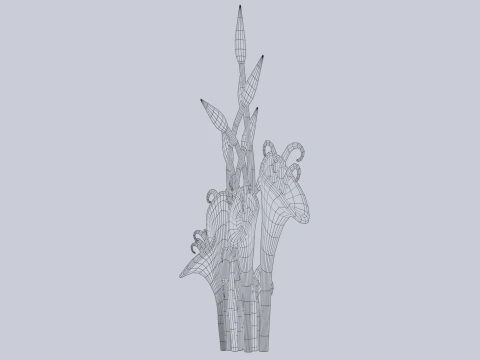 Fantasy plant 3D Model