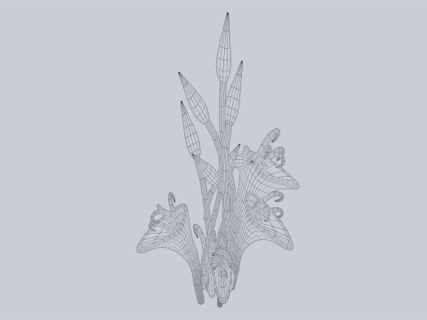 Fantasy plant 3D Model