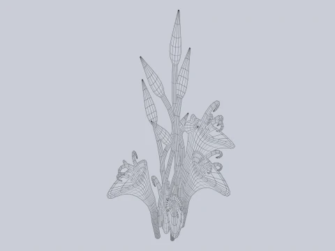 Fantasy plant 3D Model