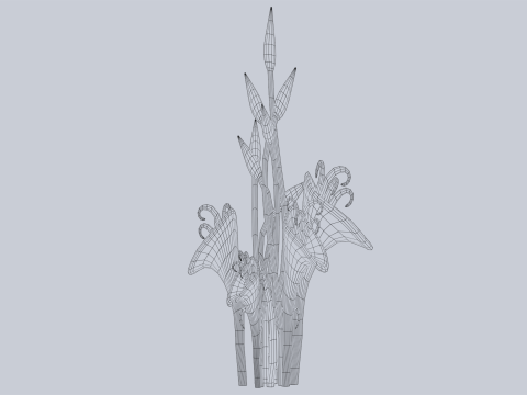 Fantasy plant 3D Model