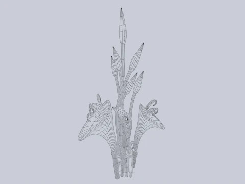 Fantasy plant 3D Model