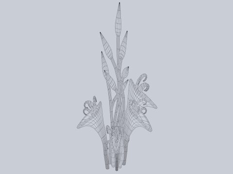 Fantasy plant 3D Model