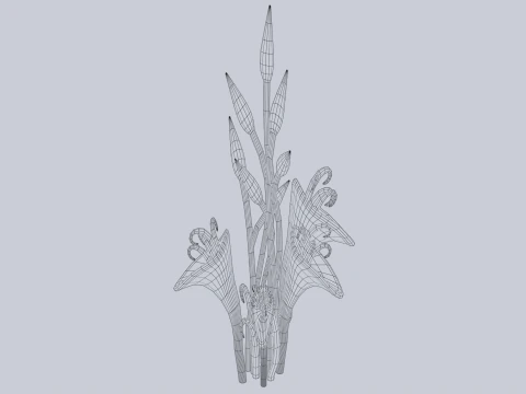 Fantasy plant 3D Model