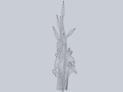 Fantasy plant 3D Model