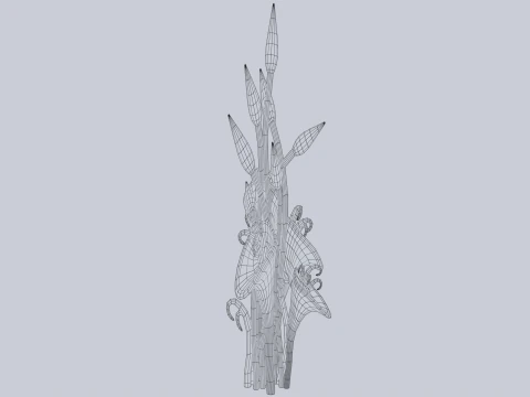 Fantasy plant 3D Model