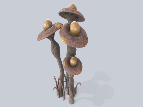 Fantasy plant Model 3D