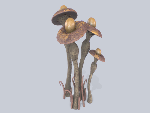 Fantasy plant Model 3D