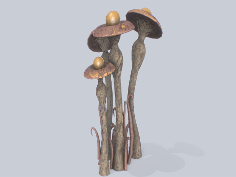Fantasy plant Model 3D