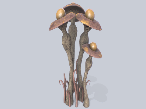 Fantasy plant Model 3D