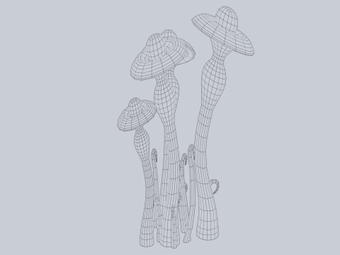 Fantasy plant Model 3D