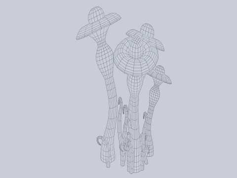 Fantasy plant 3D Model