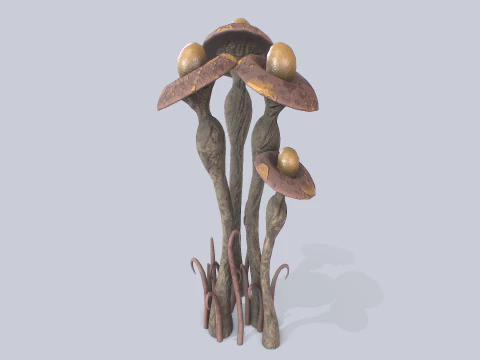 Fantasy plant collection 3D Model