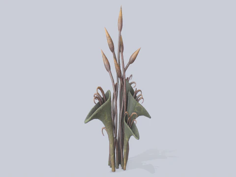 Fantasy plant collection 3D Model
