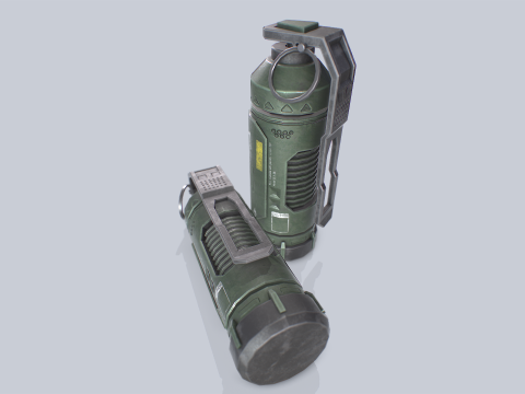 Scifi grenade Model 3D