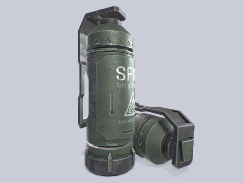 Scifi grenade 3D Model