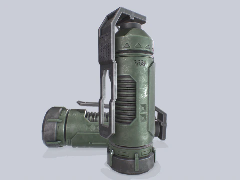 Scifi grenade 3D Model