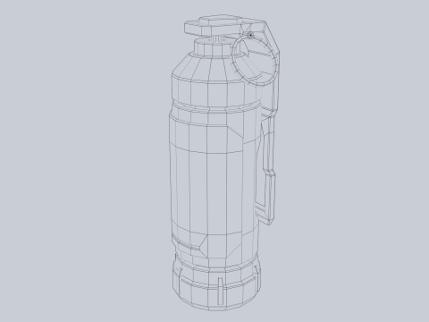 Scifi grenade Model 3D