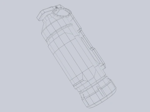 Scifi grenade 3D Model