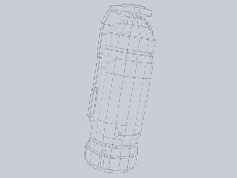 Scifi grenade Model 3D