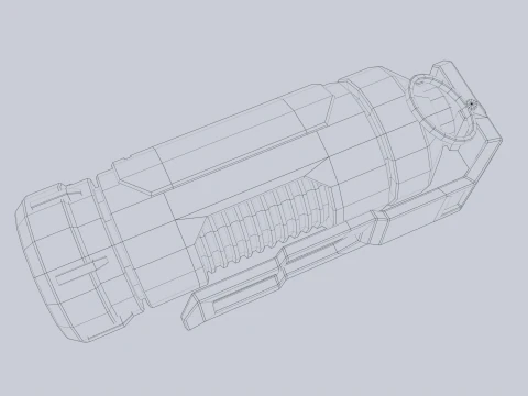 Scifi grenade 3D Model