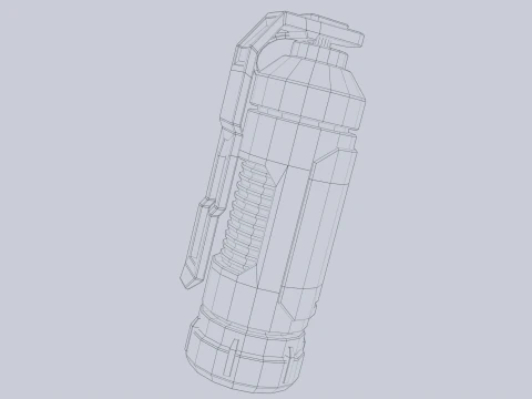 Scifi grenade 3D Model