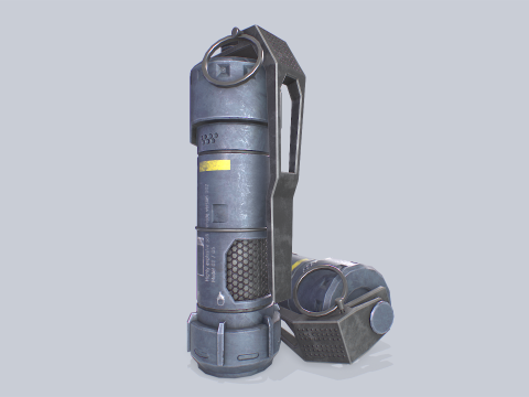 Scifi grenade Model 3D