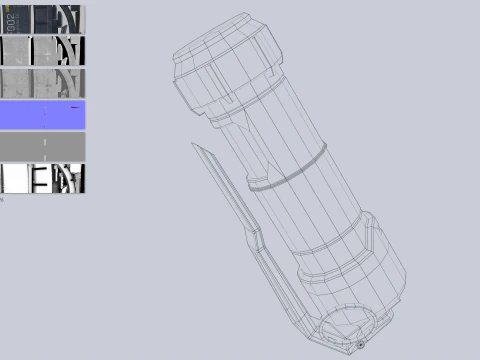 Scifi grenade 3D Model