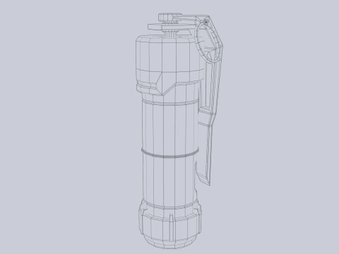 Scifi grenade 3D Model